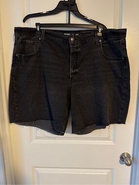 Old Navy Black Cutoff Denim Shorts